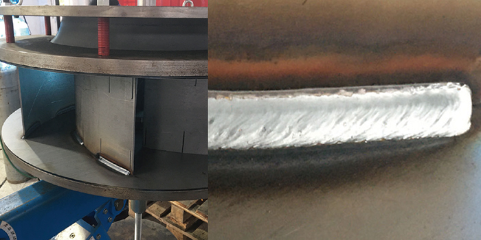 OTC DAIHEN DP-500焊機(jī)焊接不銹鋼風(fēng)機(jī)案例，成型美觀